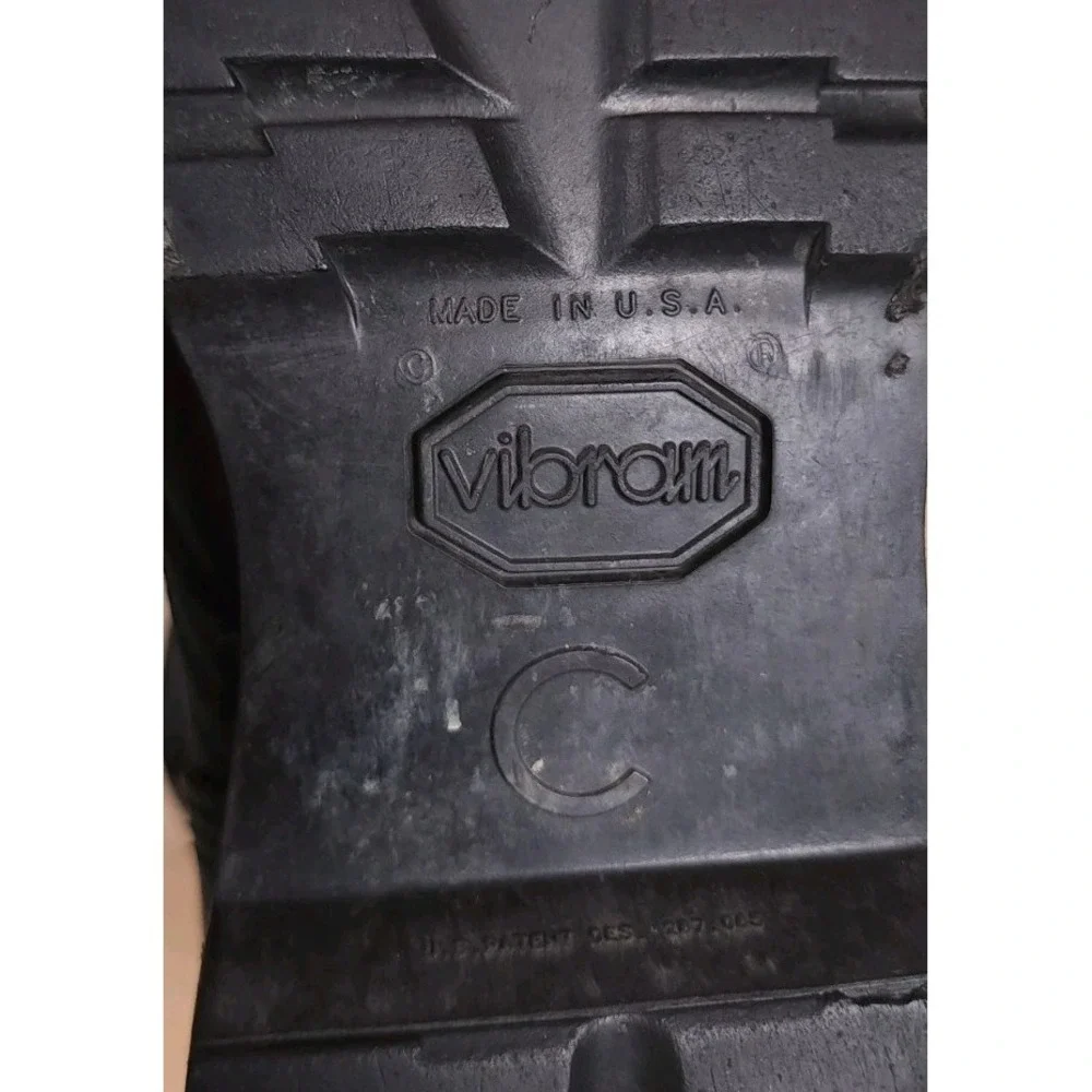 Corcoran 1525 Black Leather Cap Toe Combat Jump Boots Mens 10.5 E USA Vibram